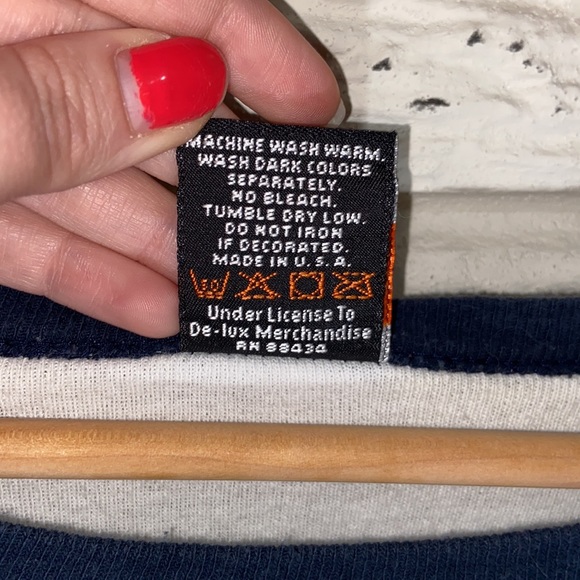 Harley Davidson American Flag 3/4 Sleeve Baseball Tee Ft. Lauderdale Florida - Picture 6 of 8